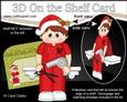 3D on the Shelf Card Kit - Little Christmas Hairdresser