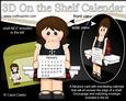 3D on the Shelf Everlasting Calendar Kit - Scottish Lady