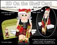 3D on the Shelf Card Kit - Christmas Scottish Old Lady