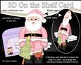 3D on the Shelf Card Kit - Santa's Christmas Tree
