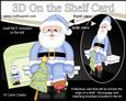 3D on the Shelf Card Kit - Santa's Christmas Tree