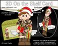 3D on the Shelf Card Kit - Little Christmas Army Soldier