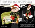 3D on the Shelf Card Kit - Little Christmas Army Soldier