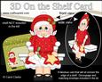 3D on the Shelf Card Kit - Christmas Mrs Claus Santa Letter