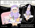 3D on the Shelf Card Kit - Christmas Mrs Claus Santa Letter