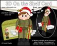 3D on the Shelf Card Kit - Little Christmas Army Soldier