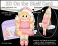 3D on the Shelf Card Kit - Little Christmas Fairy Ballerina