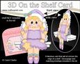 3D on the Shelf Card Kit - Little Christmas Fairy Ballerina