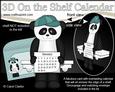 3D on the Shelf Everlasting Calendar Kit - Little Panda Bear