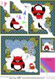 Christmas Pip Penguin's Igloo Scallop Corner