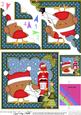 Christmas Bobbin Robin's Letter for Santa Scallop Corner