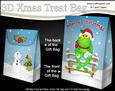3D Little Christmas Freddy Frog Gift Bag Mini Kit