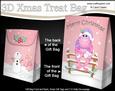 3D Little Christmas Freddy Frog Gift Bag Mini Kit