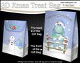 3D Little Christmas Freddy Frog Gift Bag Mini Kit