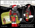 3D on the Shelf Card Kit - Little Christmas Scottie Dog