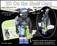 3D on the Shelf Card Kit - Little Christmas Scottie Dog