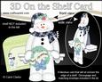 3D on the Shelf Card Kit - Little Christmas Snowman Mack