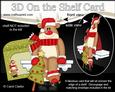 3D on the Shelf Card Kit - Christmas Rudolph's Tree