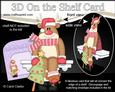 3D on the Shelf Card Kit - Christmas Rudolph's Tree