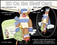 3D on the Shelf Card Kit - Christmas Rudolph's Tree