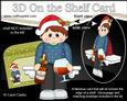 3D on the Shelf Card Kit - Little Christmas Tipple Brandy