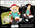 3D on the Shelf Card Kit - Little Christmas Tipple Brandy