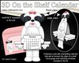 3D on the Shelf Everlasting Calendar Kit - Shih Tzu Dog