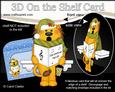3D on the Shelf Card Kit - Little Christmas Lion