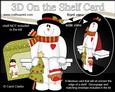 3D on the Shelf Card Kit - Little Christmas Snowman Roi