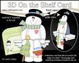 3D on the Shelf Card Kit - Little Christmas Snowman Roi