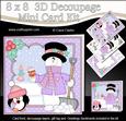 8x8 Christmas Snowman Rio Mini Kit 3D Decoupage