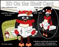 3D on the Shelf Card Kit - Little Christmas Pip Penguin