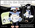 3D on the Shelf Card Kit - Little Christmas Pip Penguin
