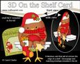 3D on the Shelf Card Kit - Little Christmas Bobbin Robin