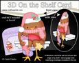 3D on the Shelf Card Kit - Little Christmas Bobbin Robin