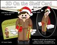 3D on the Shelf Card Kit - Little Christmas Army Officer