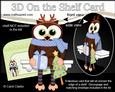 3D on the Shelf Card Kit - Christmas Little Hoot Owl