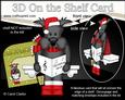 3D on the Shelf Card Kit - Little Christmas Scottie Dog