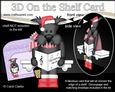 3D on the Shelf Card Kit - Little Christmas Scottie Dog