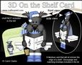 3D on the Shelf Card Kit - Little Christmas Scottie Dog