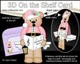 3D on the Shelf Card Kit - Little Christmas Livvy Bear