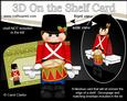 3D on the Shelf Card Kit - Little Christmas Drummer Boy
