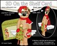 3D on the Shelf Card Kit - Little Christmas Meerkat