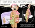 3D on the Shelf Card Kit - Little Christmas Meerkat