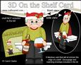 3D on the Shelf Card Kit - Little Christmas Tipple Brandy