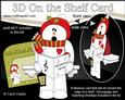3D on the Shelf Card Kit - Christmas Snowman Rio