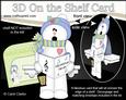 3D on the Shelf Card Kit - Christmas Snowman Rio