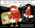 3D on the Shelf Card Kit - Little Christmas Bobbin Robin