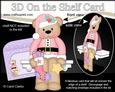 3D on the Shelf Card Kit - Little Christmas Livvy Bear