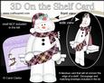 3D on the Shelf Card Kit - Little Christmas Snowman Mack